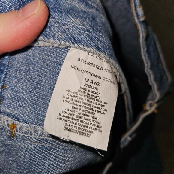 2 NWT Faded Glory Blue Jeans Size 12 No Waist Modern Style Looser Fit Medium - Picture 11 of 11